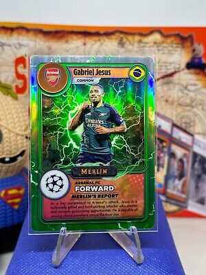 2023-24 TOPPS UEFA Merlin Gamers Report Gabriel Jesus #MG-23 2023-24 TOPPS UEFA Merlin Gamers Report Gabriel Jesus #MG-23