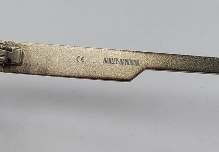 Gafas de sol Harley Davidson HDX843 doradas piloto de metal SOLO MARCOS Foto 4 de 4