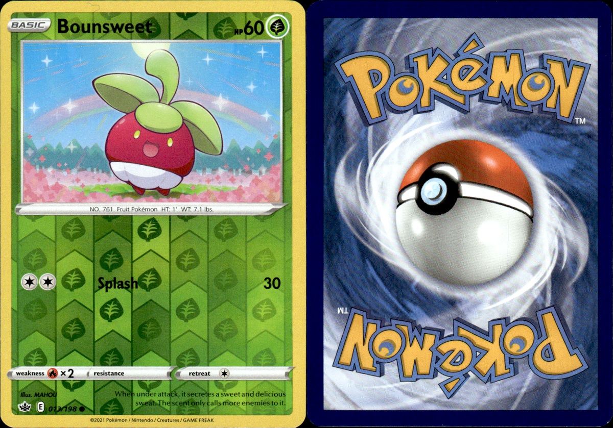 Pokemon -TCG- Reverse Holo Bounsweet 013/198