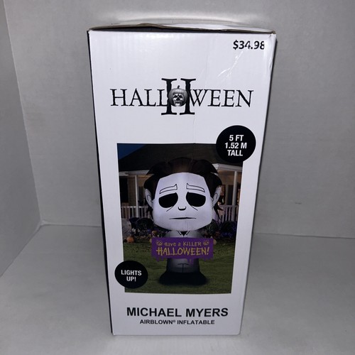 Michael Myers “Have A Killer Halloween” Halloween II Airblown Inflatable 5' - Picture 5 of 6