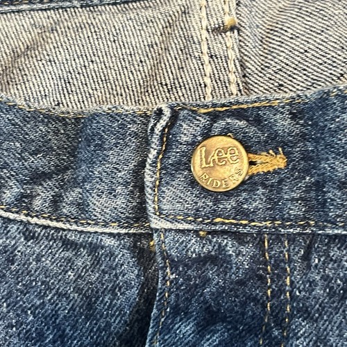 Vintage Lee Riders Jeans Mens 46x30 Blue Big Tall Straight Leg Made In USA New - Imagen 5 de 11