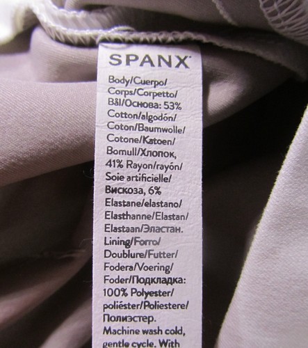 Spanx Damen Chino Shorts, Baumwollmischung Kompression, weiß, Größe XL, NEU - Bild 6 von 6