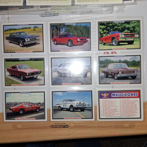Vintage 1992 Collect-A-Cards Muscle @ Drag Cars Premier Pro Holder 99 Cards Mint - Picture 4 of 23