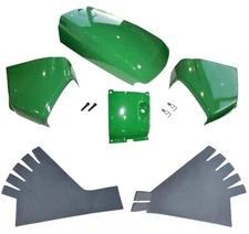 New Hood/Fuel Door Kit/Cowls/Cowl Cover/Absorber Fits John Deere 4210 4310 4410