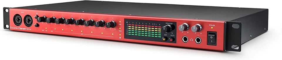 FOCUSRITE CLARETT+ 8PRE INTERFACCIA AUDIO USB 18 IN / 20 OUT - Immagine 4 di 4