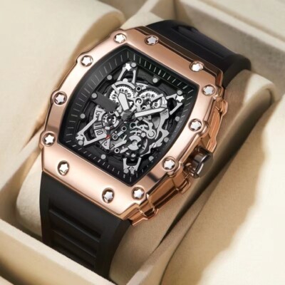 時計 RICHARD MILLE TYPE WATCH Luxury Automatic Watch RM Lookalike Waterproof Sports Mens