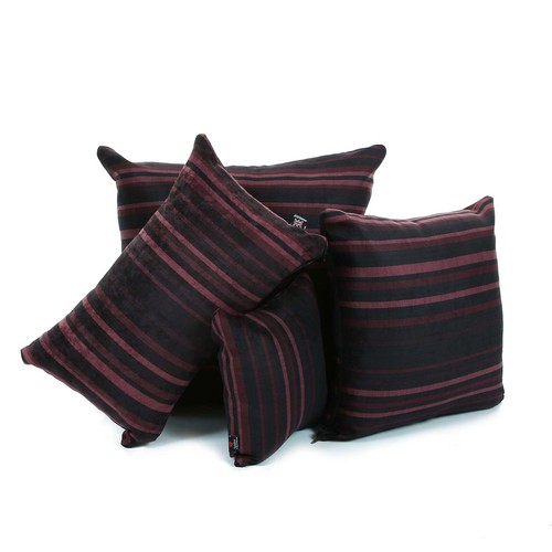New Soft Striped Designer Pattern Chenille Handmade Cushion Cover & Filling - Picture 22 of 35