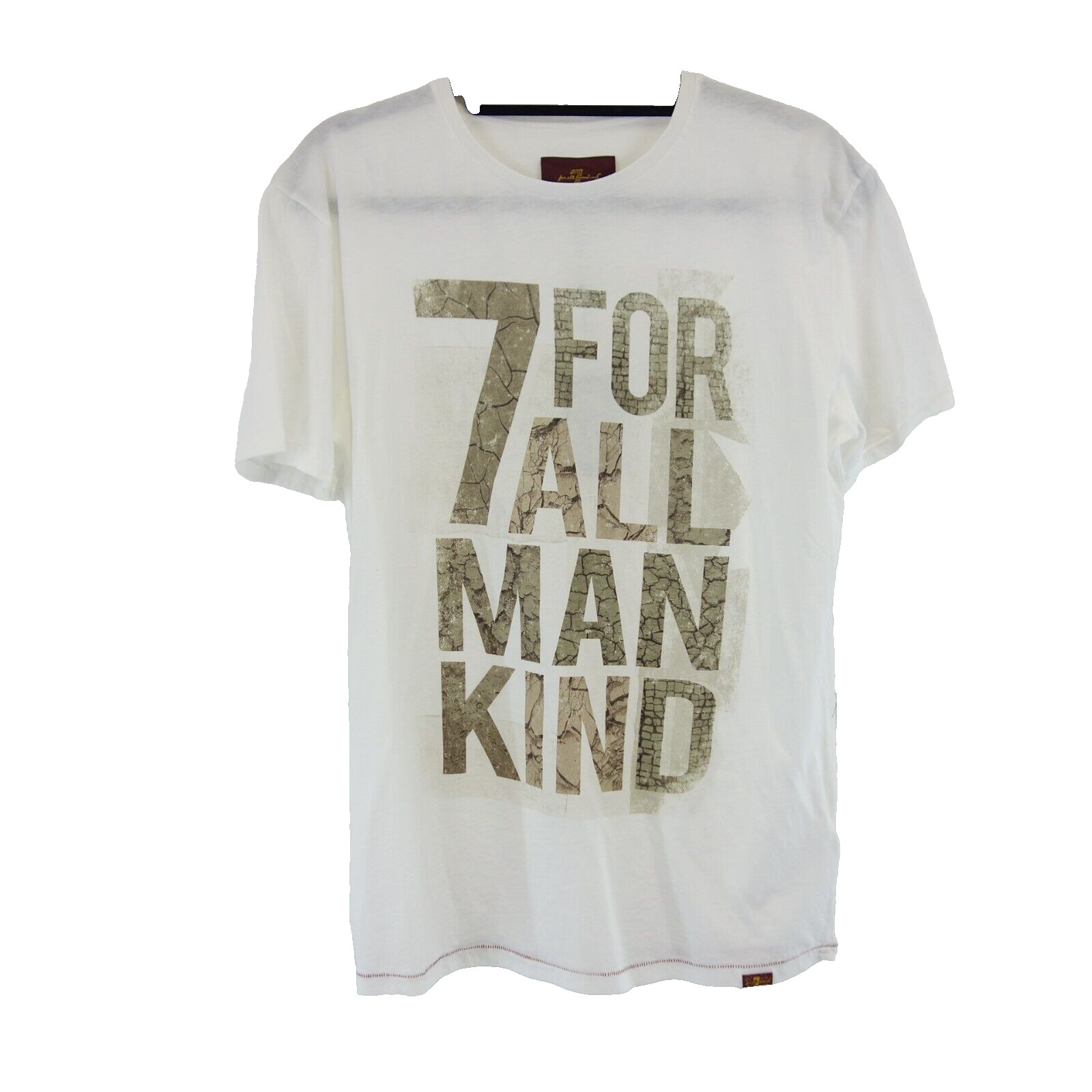 Футболка 7 Для всего человечества с принтом Herren Shirt Wei 100 Baumwolle Gre M Neu 16590₽