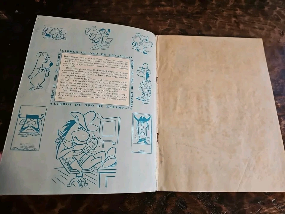 Hanna-Barbera Huckleberry Hound Un Libro De Oro De Estampas 1960 - Image 3 of 4