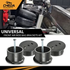 Universal Front Air Ride Bracket Kit Cup 4.5" OD w/ Hardware Fit For Chevy Truck