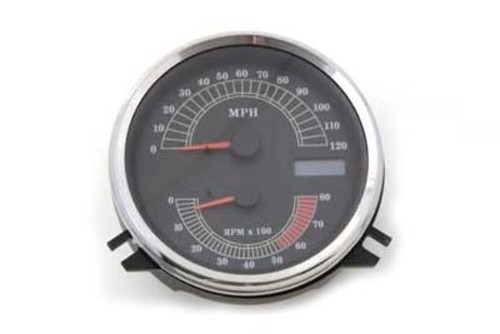 Electronic Analog Speedometer Speedo Tachometer Tach Combo Drop In Harley FXST - Picture 4 of 10
