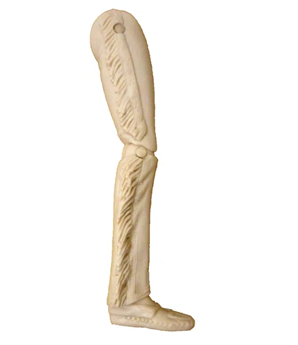 MARX PRINCESS WILDFLOWER Replacement RIGHT LEG JOHNNY WEST FAF INDIAN FIGURE (2