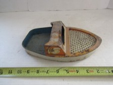 VINTAGE TIN LITHO TOY SAND BEACH SHIP BOAT SCOOP SHOVEL STYLE