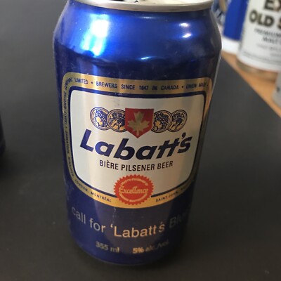 Labatts Blue Vintage Beer Can Collection (Lot Of 4 Rare