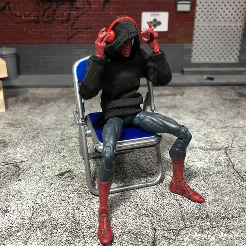 1/12 Scale Soldier Accessories Mini Folding Chair Model for 6" Figure Doll - Picture 5 of 5