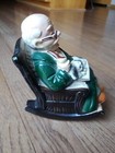 Vintage Ceramic Japan Coin Bank Old Man Rocking Chair With Dog Retirement Fund — photo 6