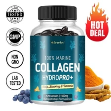 Collagen + Kelp, Blueberry and Turmeric for Hair Skin Nail Health