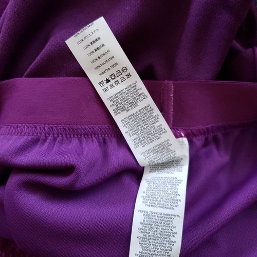 New Balance Fast Drying Women's Sports Workout Shorts Size Large Purple Running - Picture 10 of 11