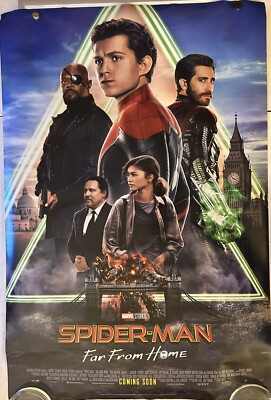 Spiderman Far From Home Final 27x40 1 Sheet DS Movie Poster Double spiderman-far-from-home-final-27x40-1-sheet-ds-movie-poster-double