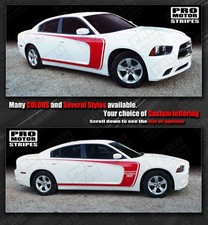 Dodge Charger 2011-2014 Side Scallop Bumblebee C Stripes Decals Choose Color Dodge Charger 2011-2014 Side Scallop Bumblebee C Stripes Decals Choose Color