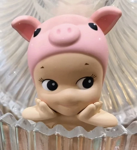 Pig - Authentic Sonny Angel Hippers Decorative Mini Figure - Kawaii Designer Toy