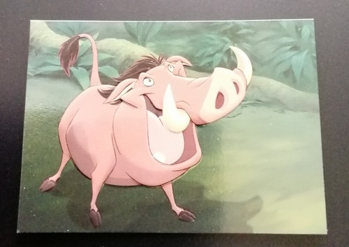 Lion King / König der Löwen Series 1 Embossed Foil Trading Card F7 PUMBAA