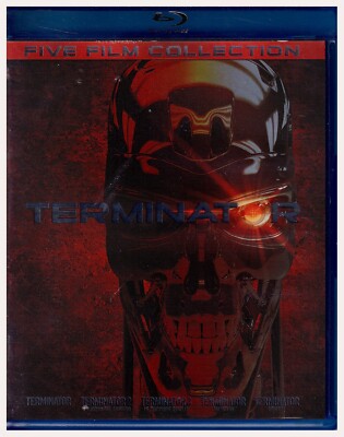 Terminator Five Film Collection Blu-Ray ::: WIE NEU ::: 1^ Ed. Paramount