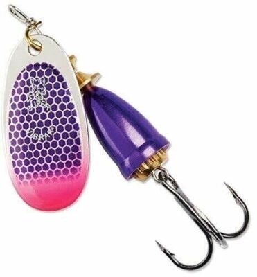 Blue Fox 60-50-317IC Classic Vibrax 05 Tackle, Purple Scale Pink Tip UV, 7/16