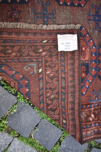 Favoloso antico tappeto tribale Ensi principale 38'' x 42'' oggetto da collezione raro misura tappeto - Foto 20 di 20