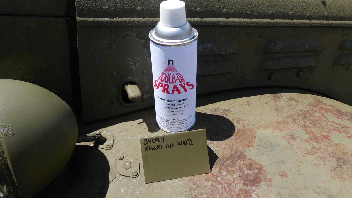 plotz Q2.0 テナガ Military Spray Paint WWII 34087 Olive Drab Flat MB GPW WC