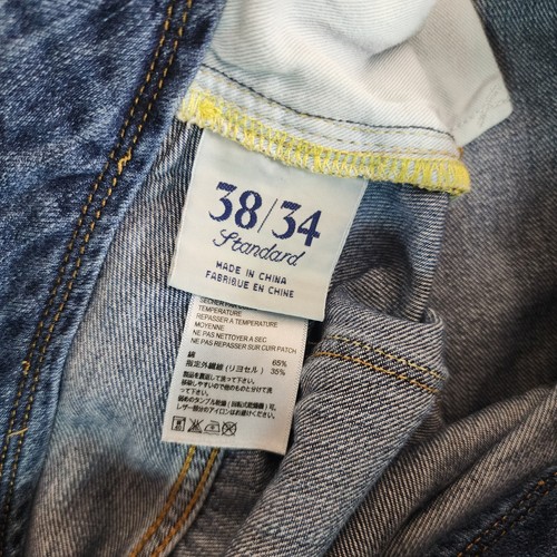 Tommy Bahama Jeans Mens 38x34 Blue Denim Standard Fit Straight Leg Casual - Picture 9 of 15