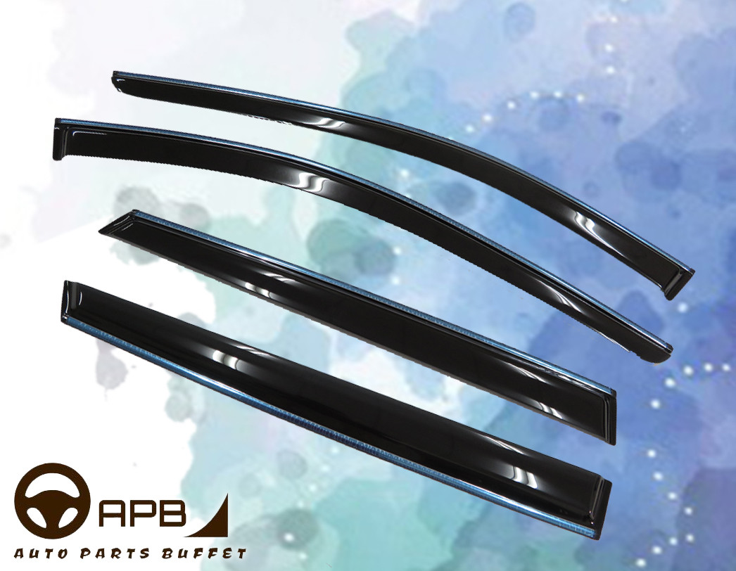 For MAZDA CX-9 17-on Chrome Trim Window Visor Guard Vent Deflector