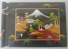 Vintage Japanese Photo Album Wood Lacquerware