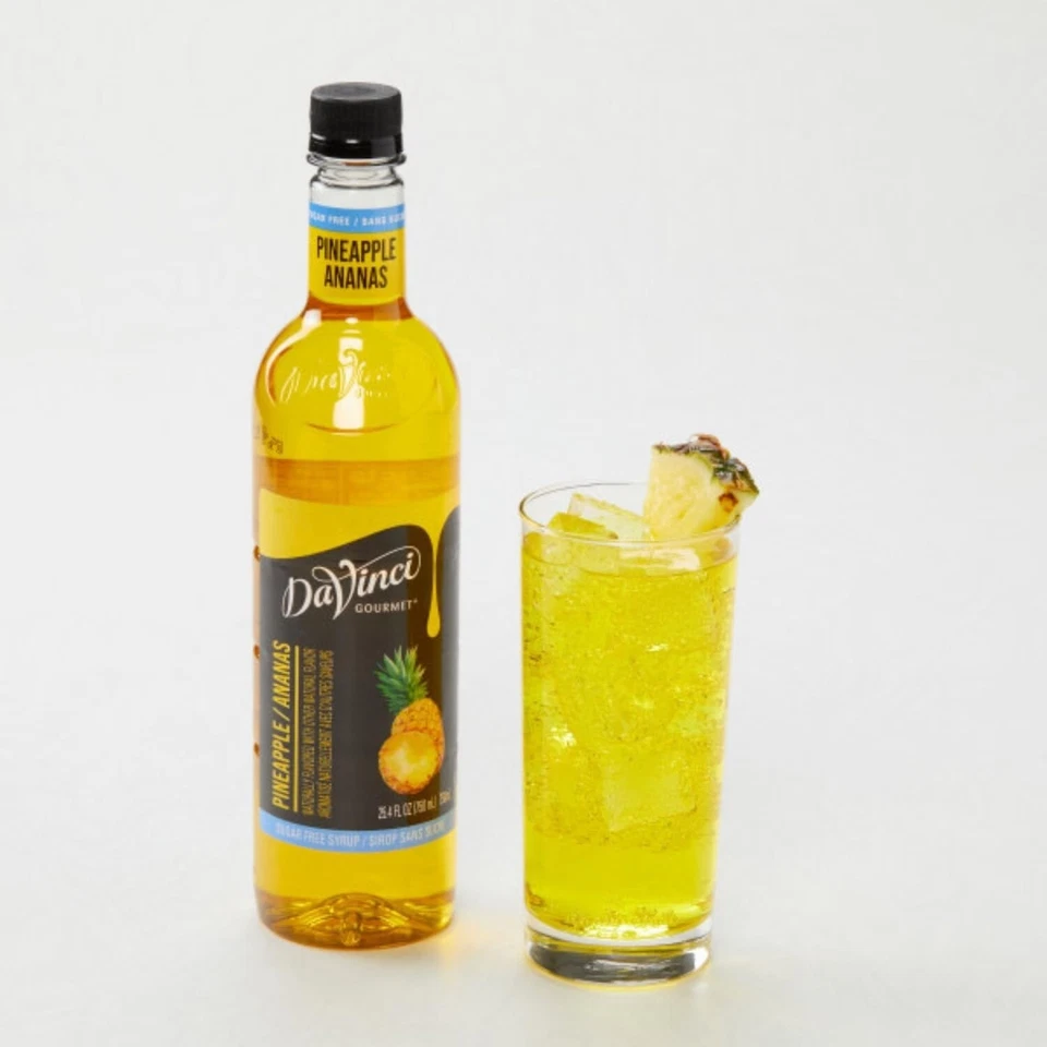 Jarabe de piña sin azúcar DaVinci (750 ml), KK-piña-sf Foto 4 de 4