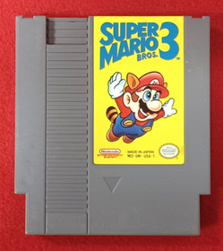 Super Mario Bros. 3 (Nintendo NES, 1990) Authentic Cartridge Cleaned &Tested