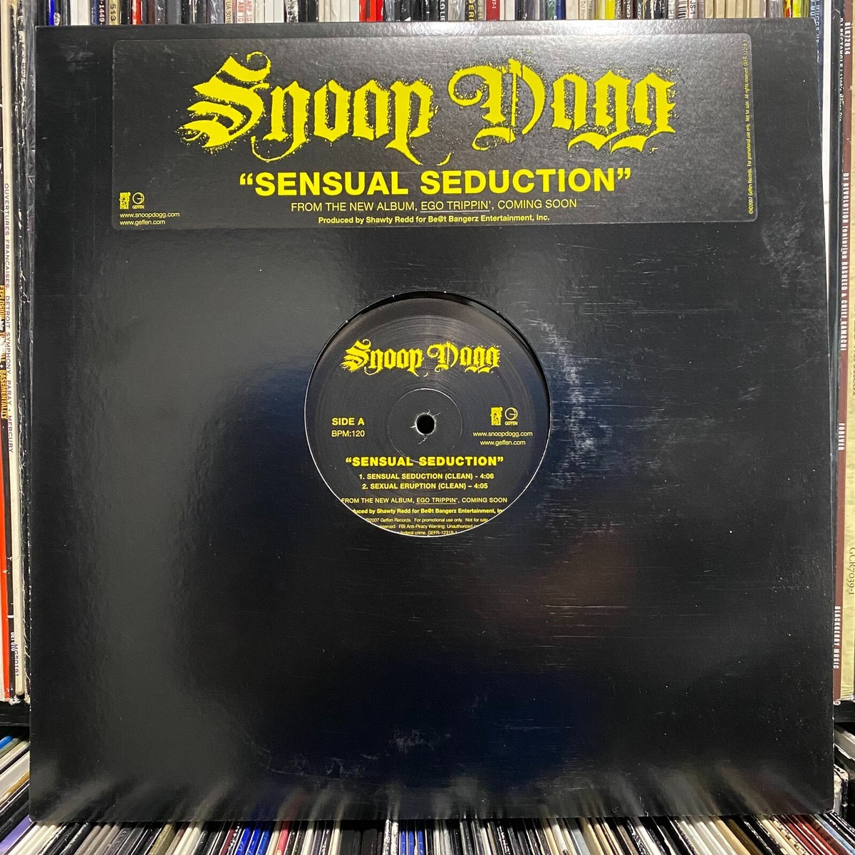 Snoop Dogg Sensual Seduction 12インチシングル SNOOP DOGG - SENSUAL SEDUCTION / SEXUAL ERUPTION (12