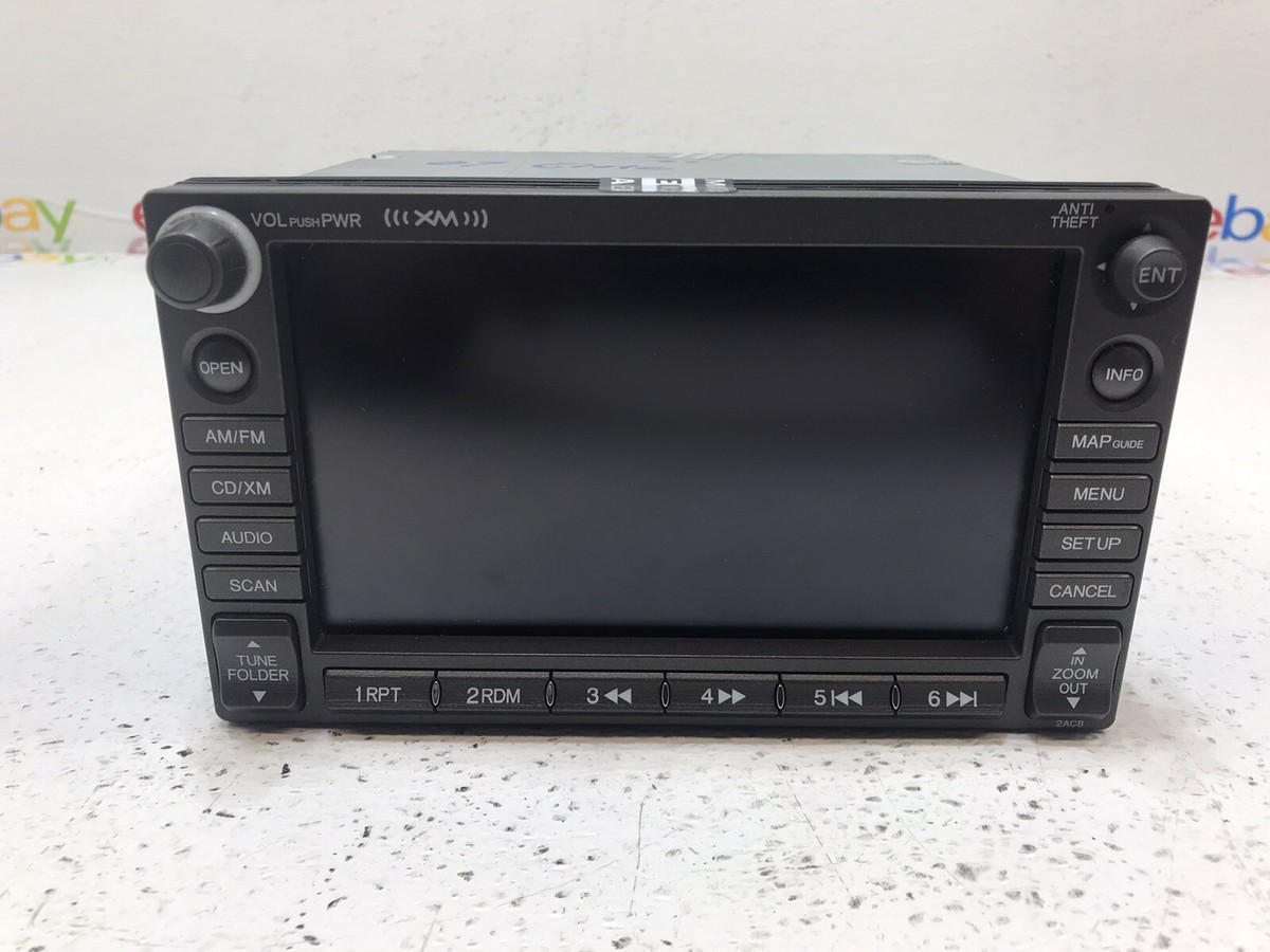 2007-2009 Honda Civic 4DR Sedan 1.8L GPS Navigation Nav 39541-SNA