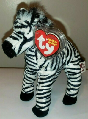 Ty Beanie Baby - DIZZ the Zebra (7 Inch) NEW MWMTs Plush Stuffed