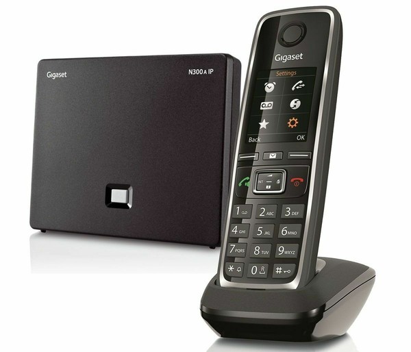 Gigaset C530 IP VoIP Cordless Phone Single Handset Black for sale