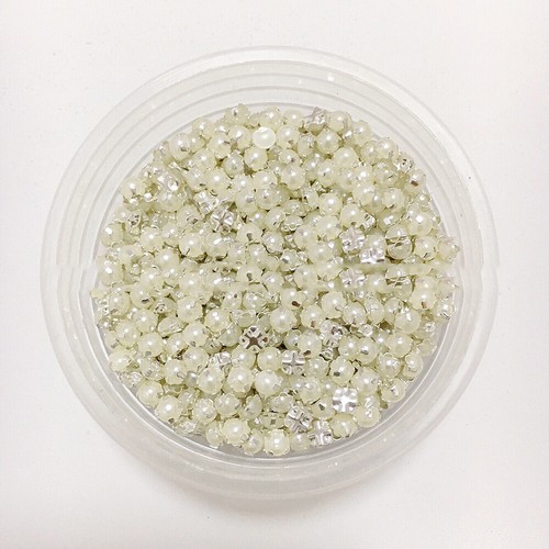 100x Mini Pearl Button Plastic Doll Clothes Dress Sewing Accessories DIY 3mm/4mm - Picture 4 of 9