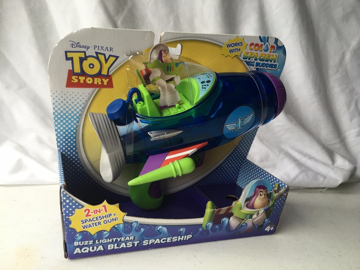Disney Pixar Toy Story Buzz Lightyear Aqua Blast Spaceship Mattel
