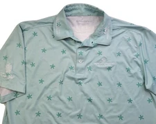 Tour Issue Benny Taylor Men Trump Golf Bioscience Polo Shirt L Green Starfish