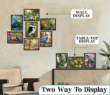 Set Of 3 Black 8x10 Picture Frames - Modern Tabletop Or Wall Mount Photo Frames With Clear Glass 12 thumbnail image