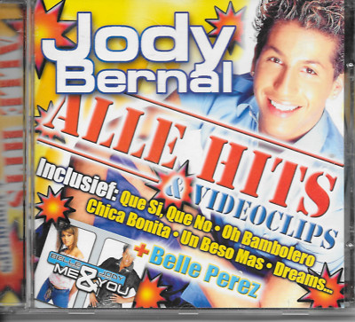 JODY BERNAL - Alle Hits & Videoclips CD Album 15TR Enh latin Europop 2002 RARE!