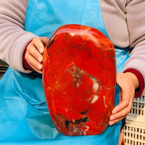 17,7 Pfund TOP natürlicher roter Jaspis Quarz Kristall Mineral Probe Heilung Dekoration