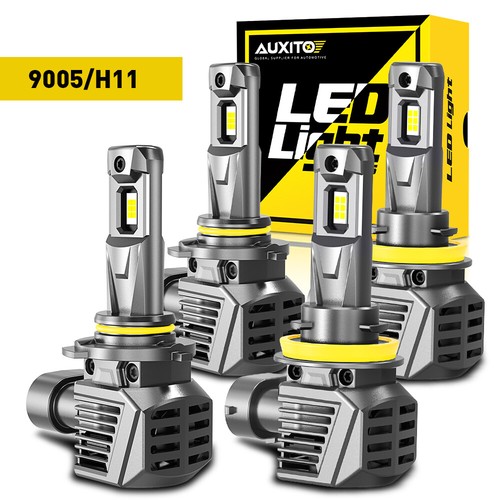 AUXITO 44000LM White 9005 H11 LED Headlight High Low Beam 6 Brighter 120W B - Picture 11 of 17