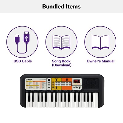 Yamaha PSS-F30, 37 Keys Portable Mini Keyboard (Black) | eBay