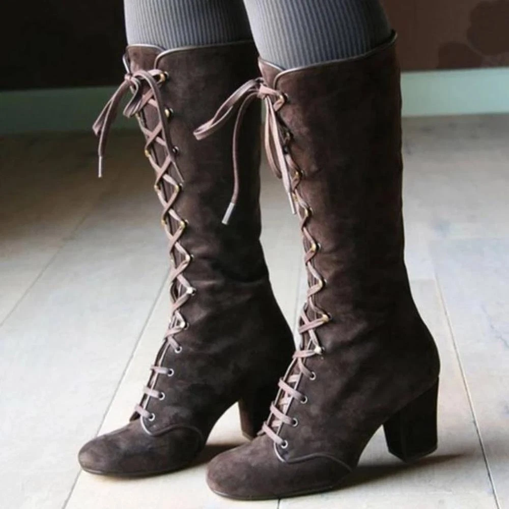 Botas retro store vintage mujer