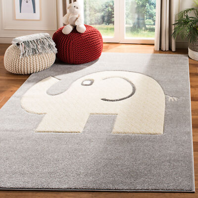 Safavieh Carousel Kids GREY / IVORY 8' X 10' Area Rug - CRK165B-8