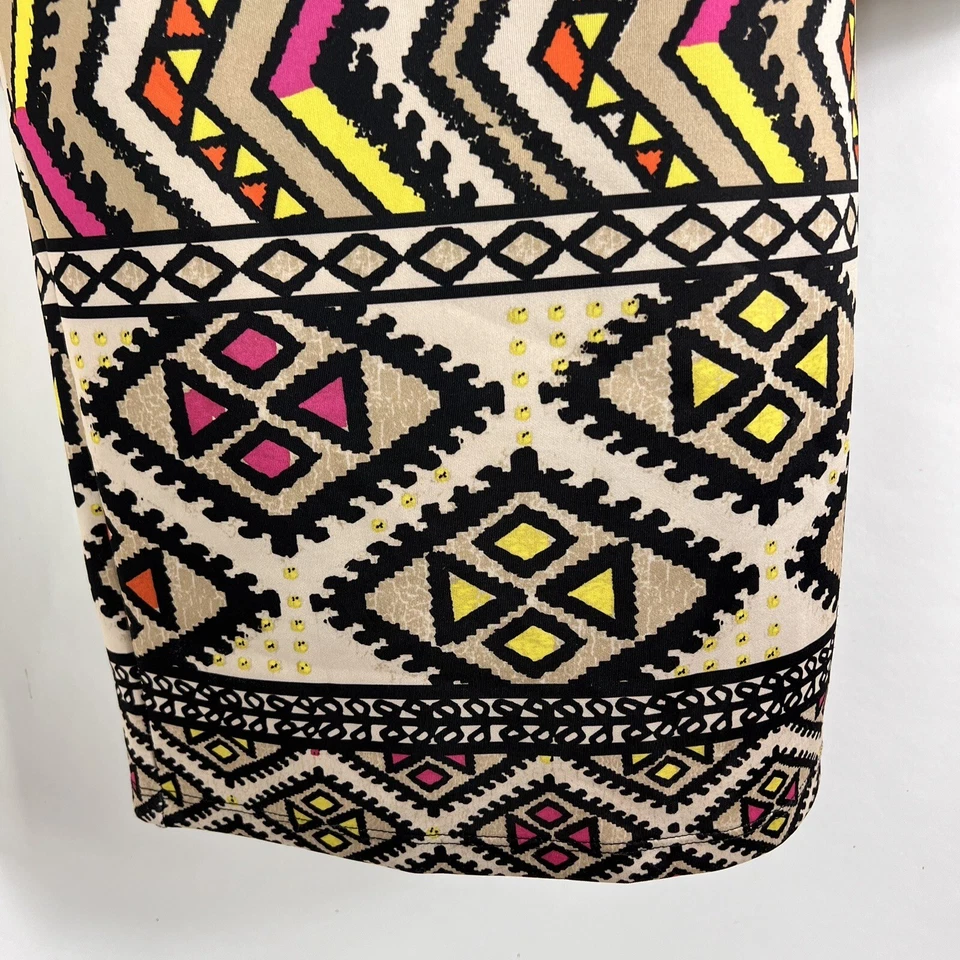 GB Sheath Dress Women's Medium Long Sleeve Knee Length Geometric - Image 4 of 4